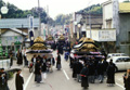 塩松神社の例大祭（紋付祭）