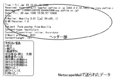NetscapeMailőꂽf[^